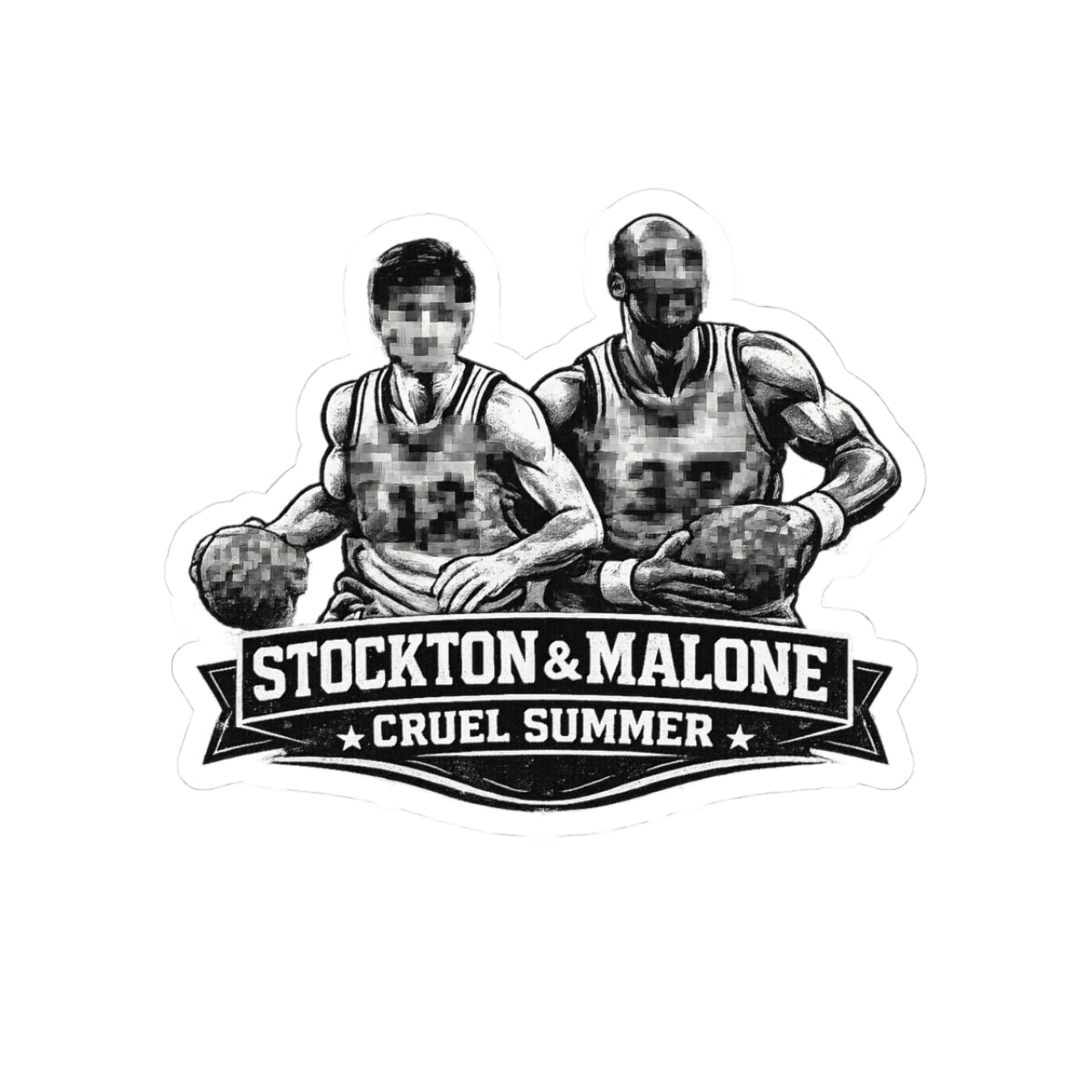 Stockton & Malone Sticker