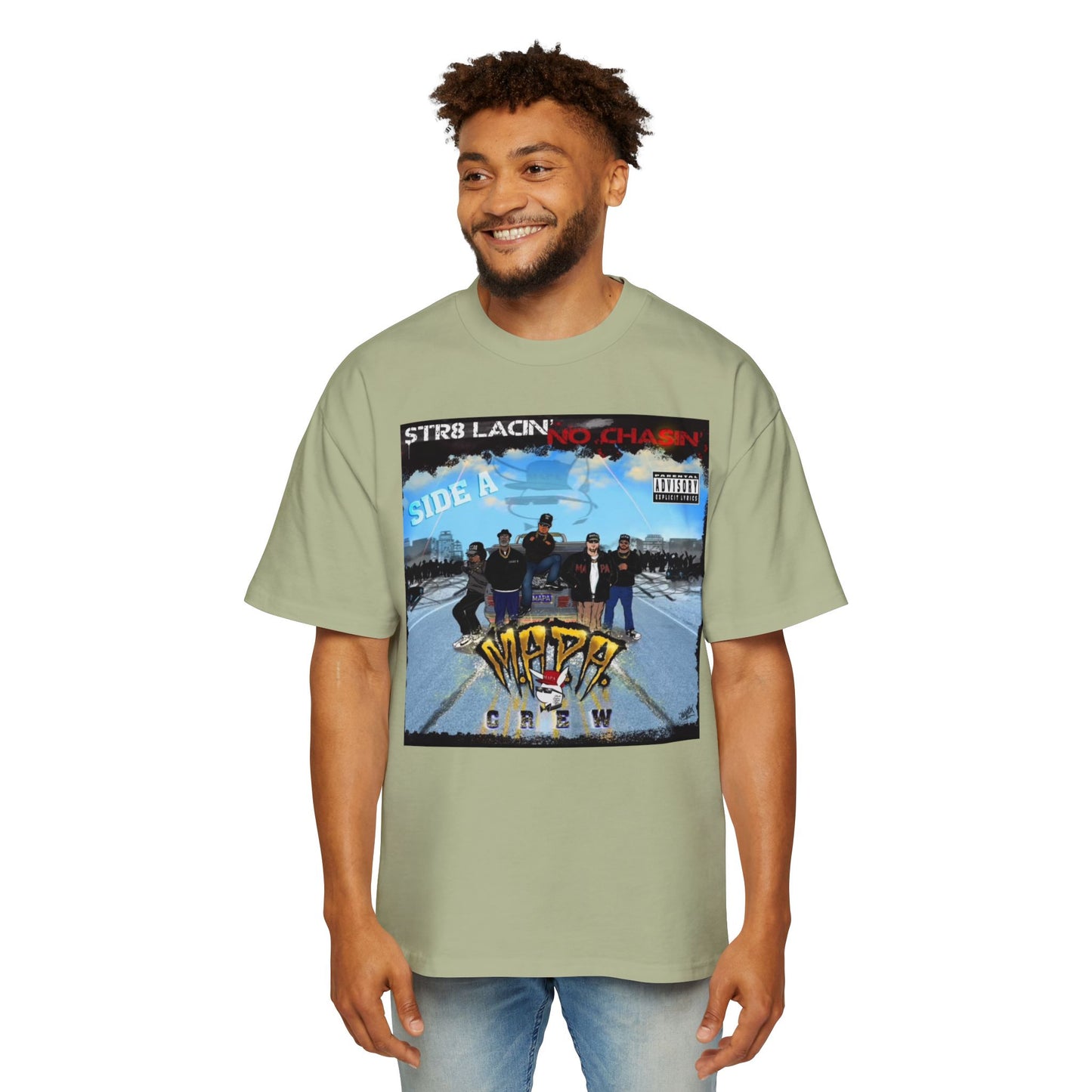 Graphic Tee — Vintage Hip-Hop Album Cover Print