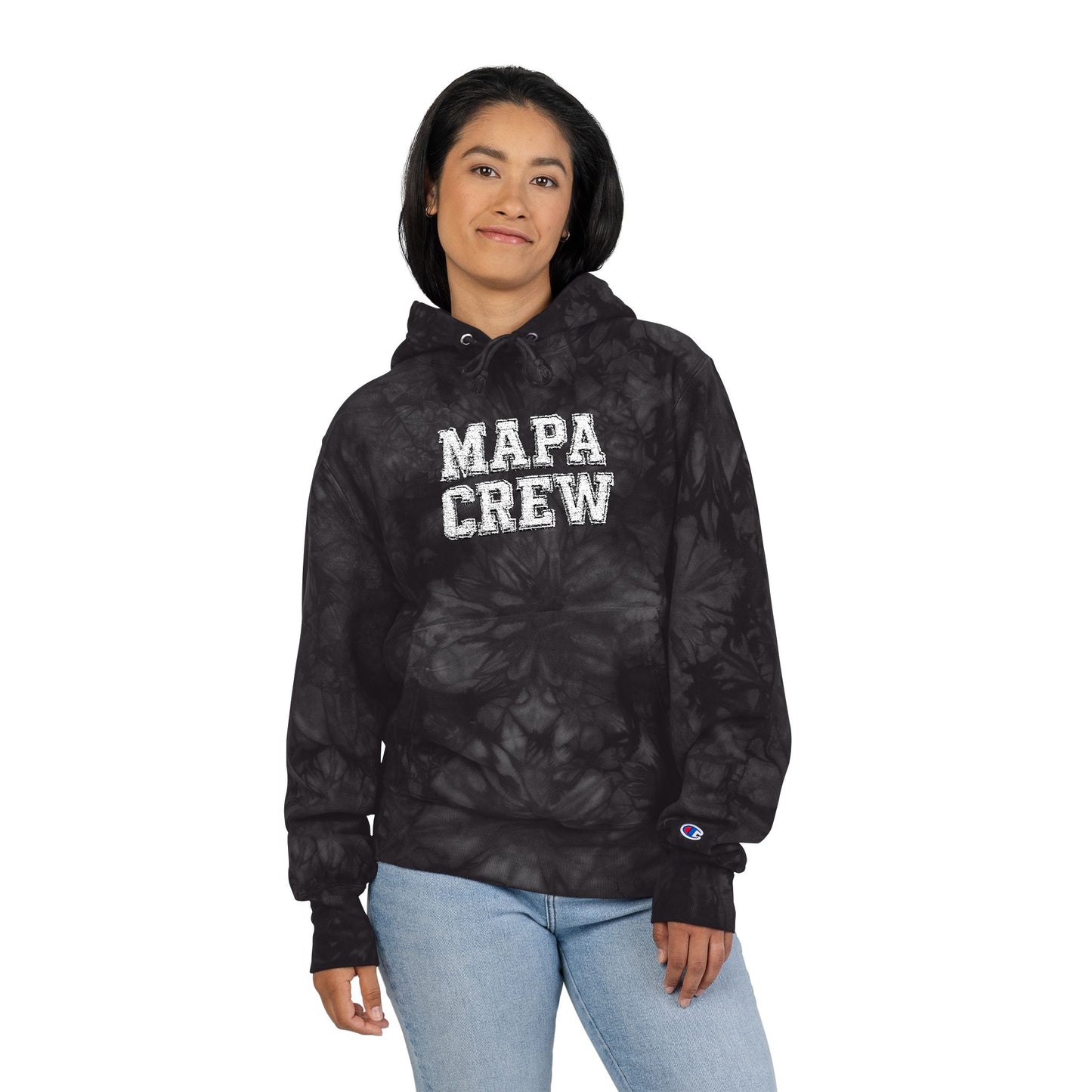 Tie Dye MAPA Crew Hoodie