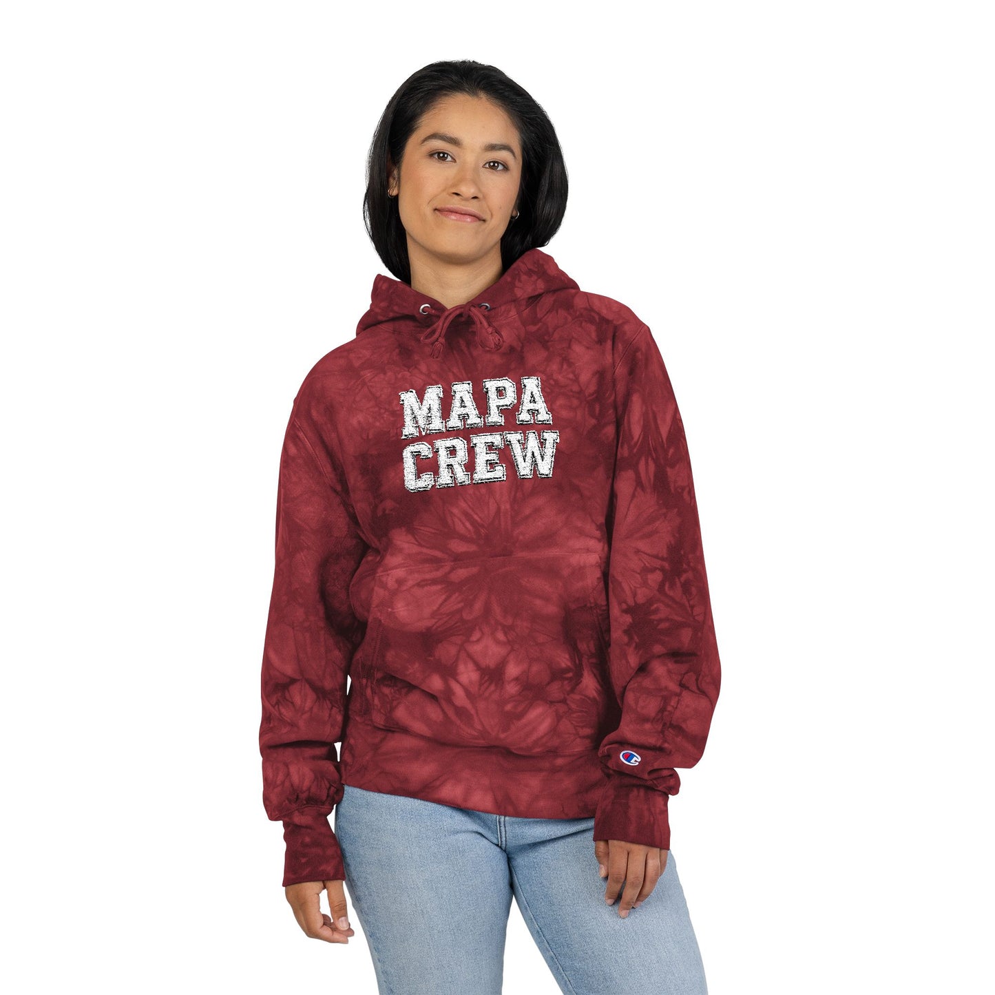 Tie Dye MAPA Crew Hoodie
