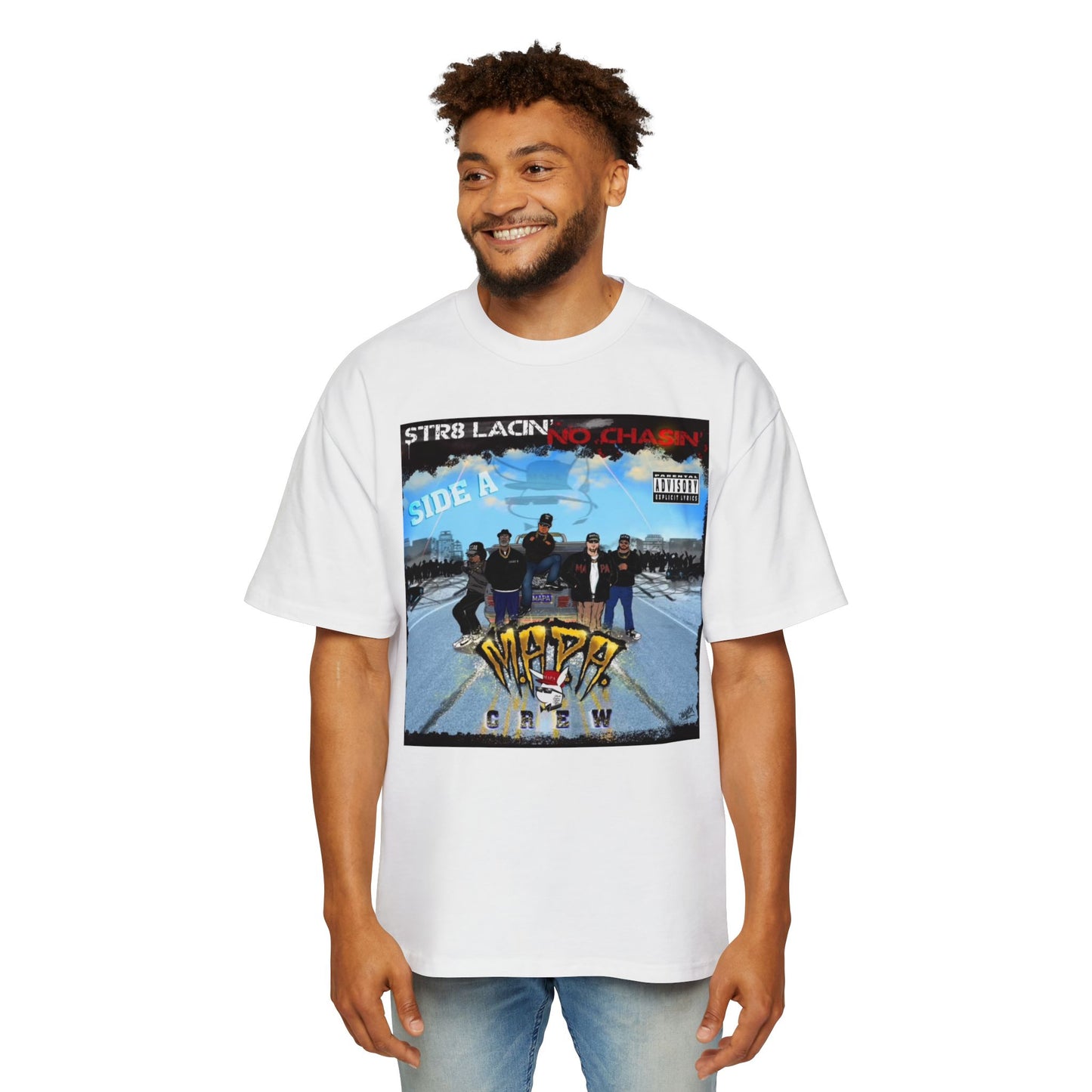 Graphic Tee — Vintage Hip-Hop Album Cover Print