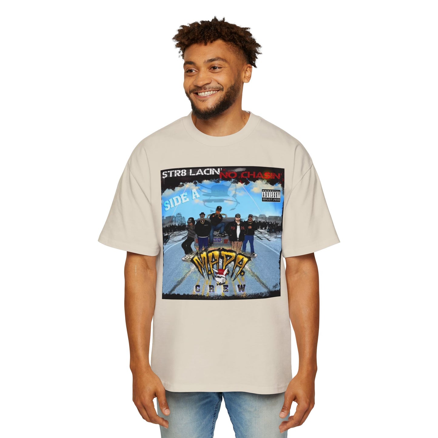 Graphic Tee — Vintage Hip-Hop Album Cover Print