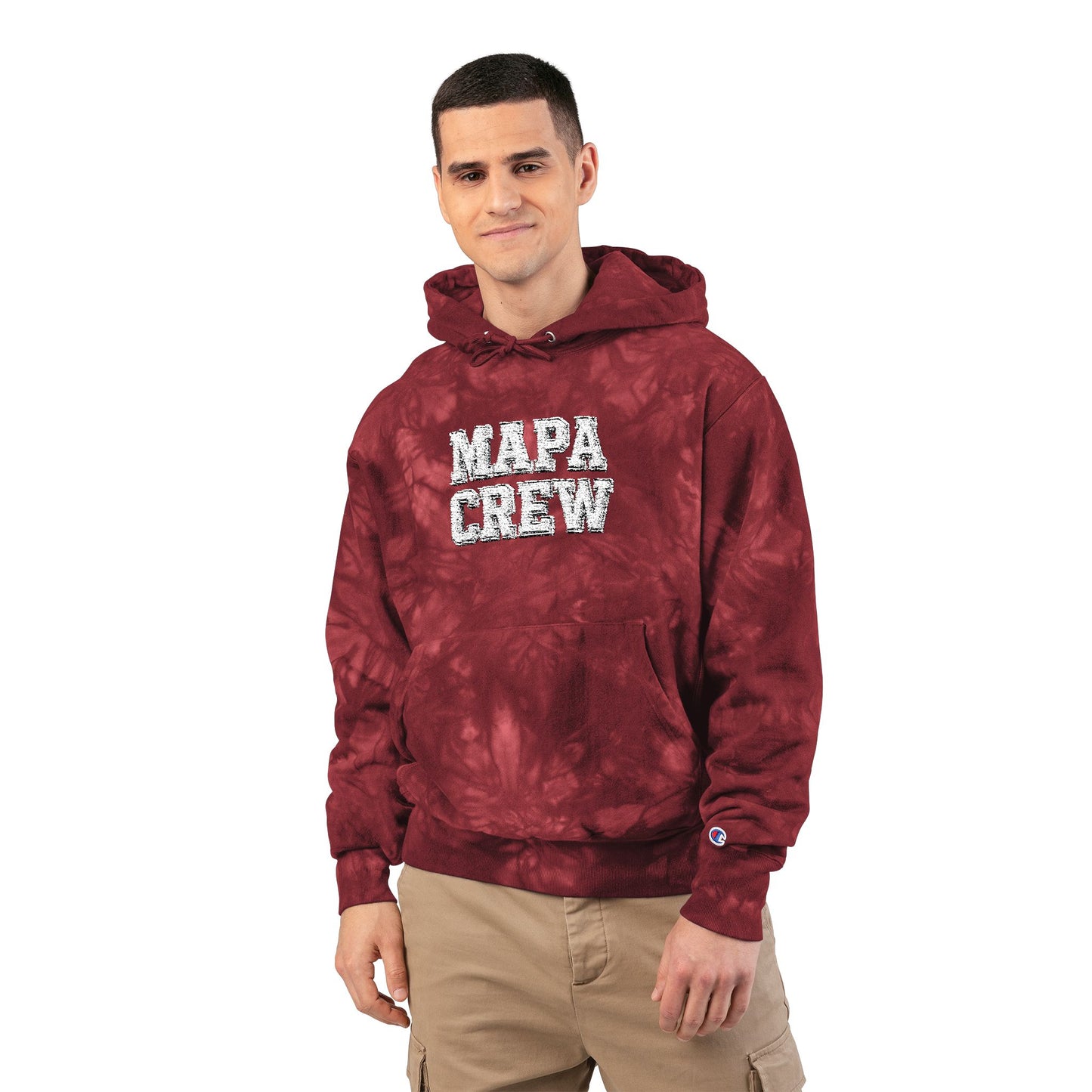 Tie Dye MAPA Crew Hoodie
