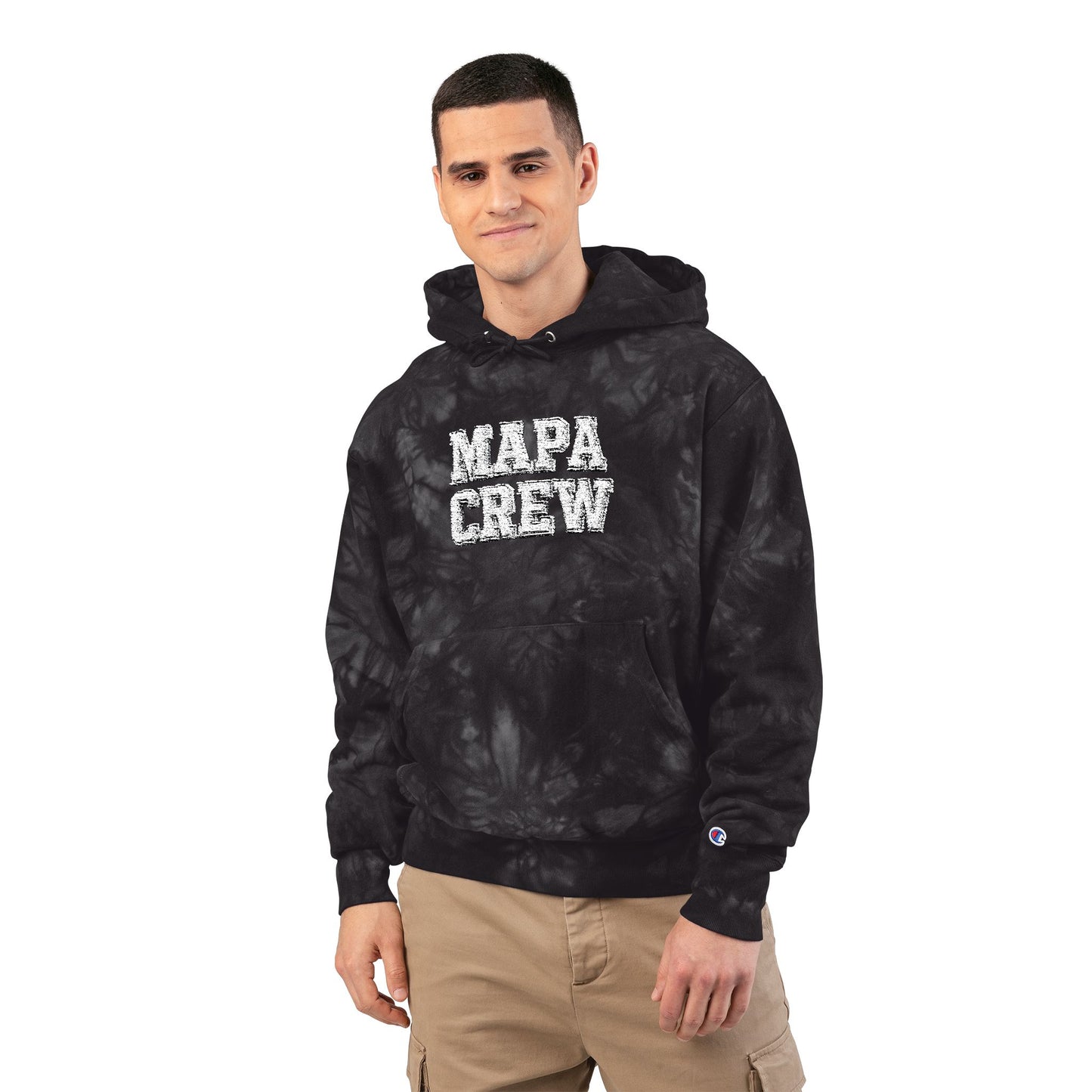 Tie Dye MAPA Crew Hoodie