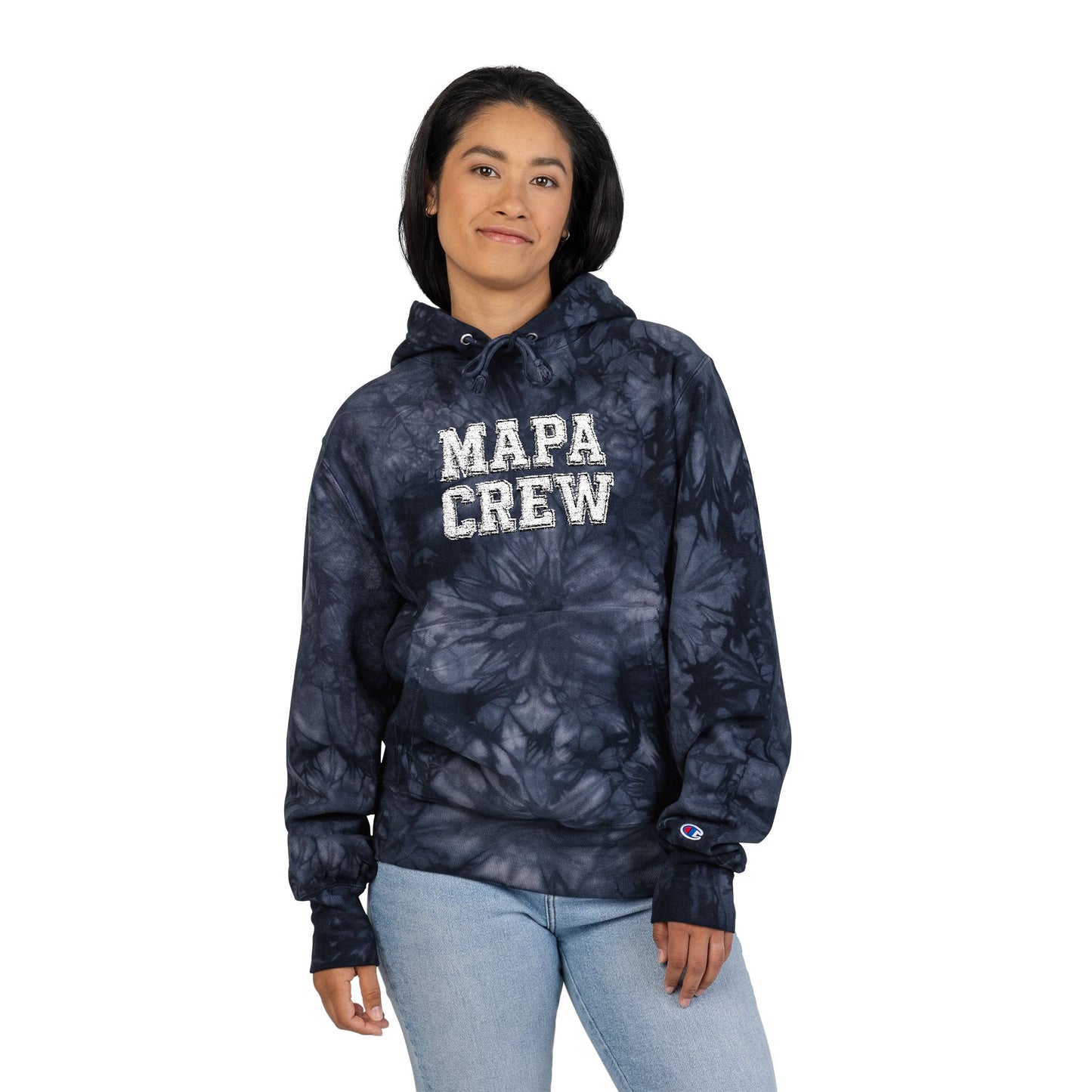 Tie Dye MAPA Crew Hoodie