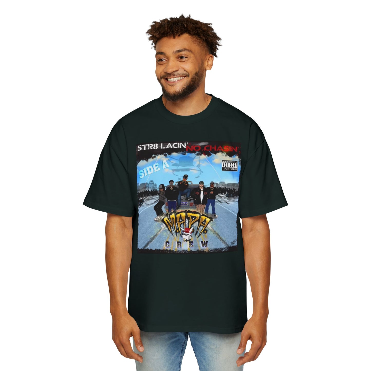 Graphic Tee — Vintage Hip-Hop Album Cover Print