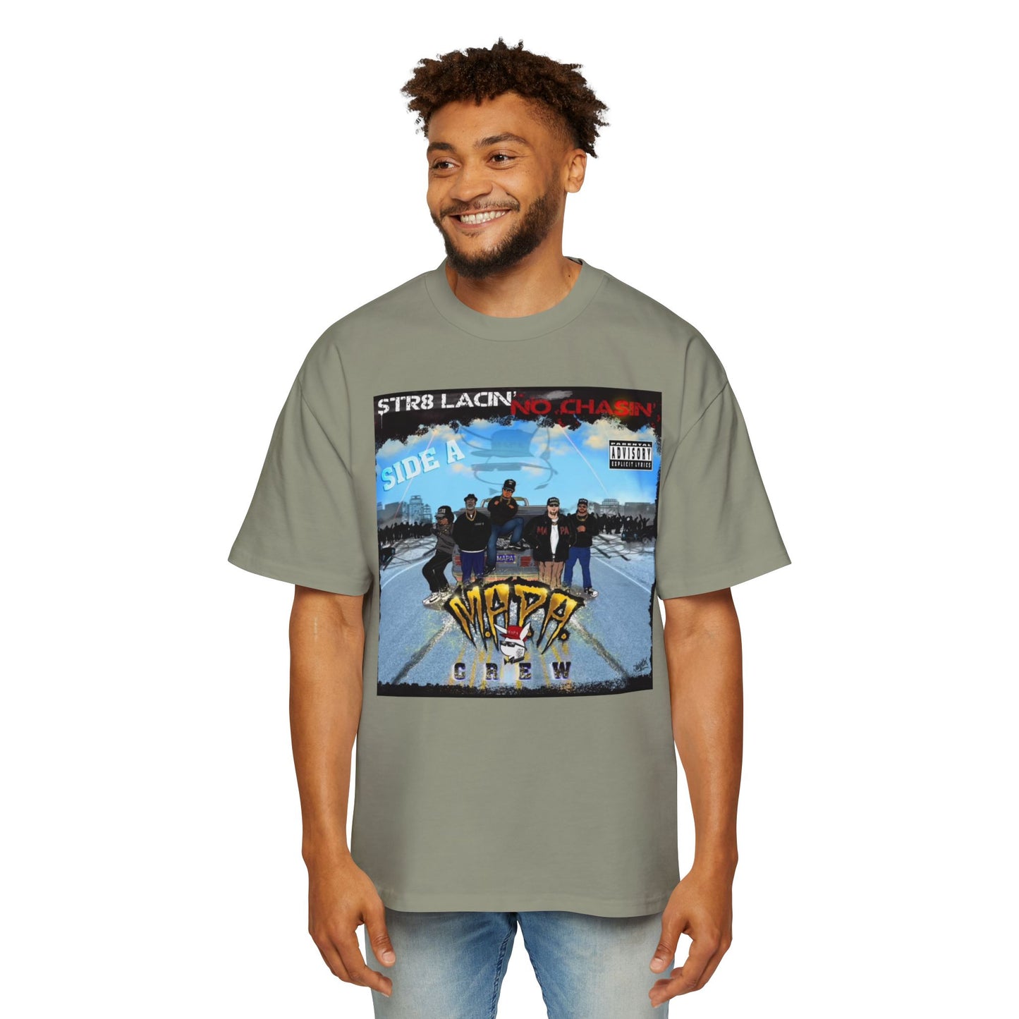 Graphic Tee — Vintage Hip-Hop Album Cover Print