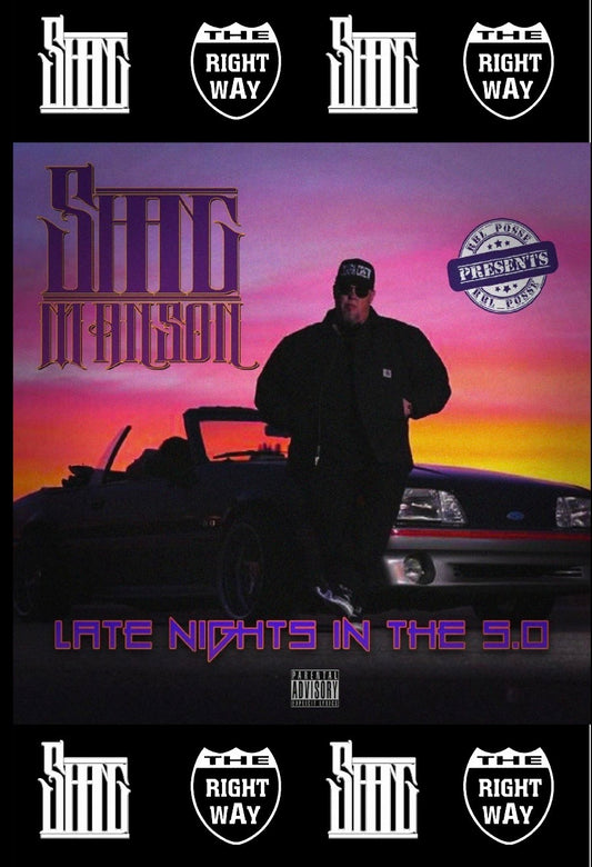 Shang Manson - Late Nights In The 5.0 - Cassette Tape